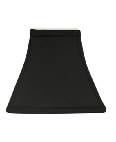 Shop Cloth & Wire Cloth&wire Slant Empire Hardback Lampshade With Bulb Clip In Black