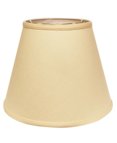 Shop Cloth & Wire Cloth&wire Slant Deep Empire Hardback Lampshade With Washer Fitter In Beige