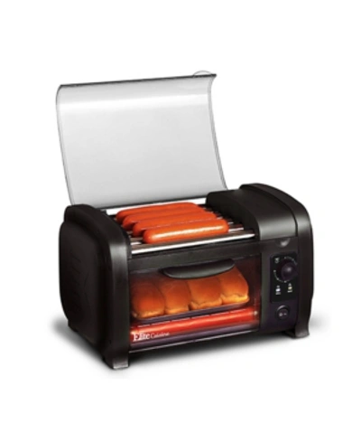 Shop Elite By Maxi-matic Elite Cuisine Hot Dog Roller And Toaster Oven In Black