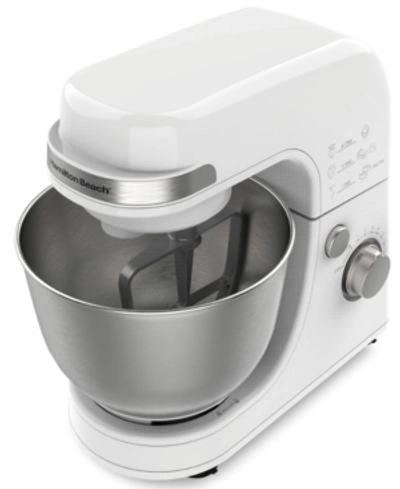 Shop Hamilton Beach 7-speed 4 Quart Stand Mixer, 300 Watts In White