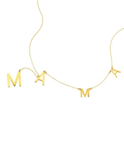 Shop Adornia Mama Lariat Necklace In Yellow