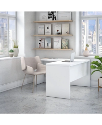 Shop Kathy Ireland Office By Bush Furniture Echo L Shaped Desk In Pure White