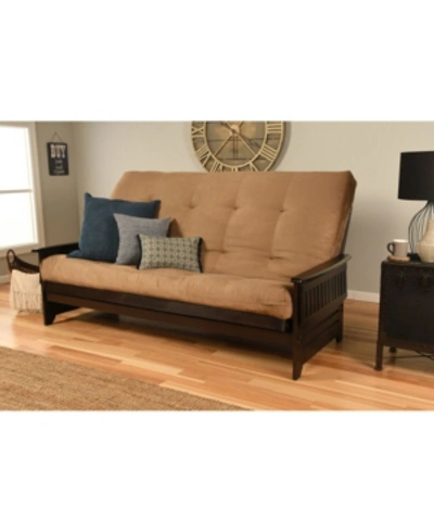 Shop Kodiak Phoenix Futon In Espresso Finish In Tan