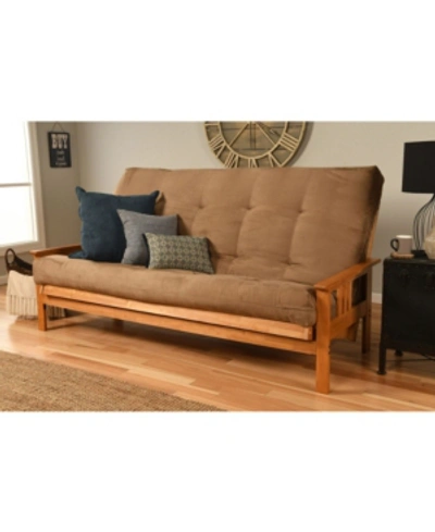 Shop Kodiak Monterey Futon In Butternut Finish In Tan