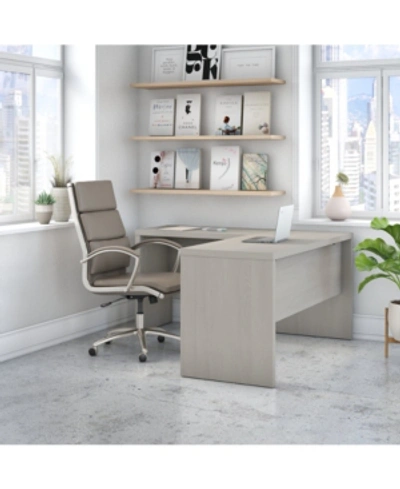 Shop Kathy Ireland Office By Bush Furniture Echo L Shaped Desk In Gray Sand