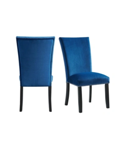 Shop Picket House Furnishings Celine Side Chair Set In Blue