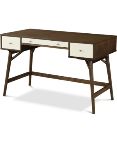 Shop Adore Decor Sutton Desk In Brown