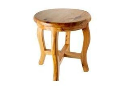 Shop Alfi Brand 11" Cedar Wood Round Stool Multi-purpose Accessory In Brown