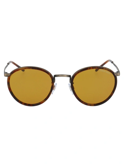 Shop Giorgio Armani 0ar 101m Sunglasses In 3292r9 Yellow Havana