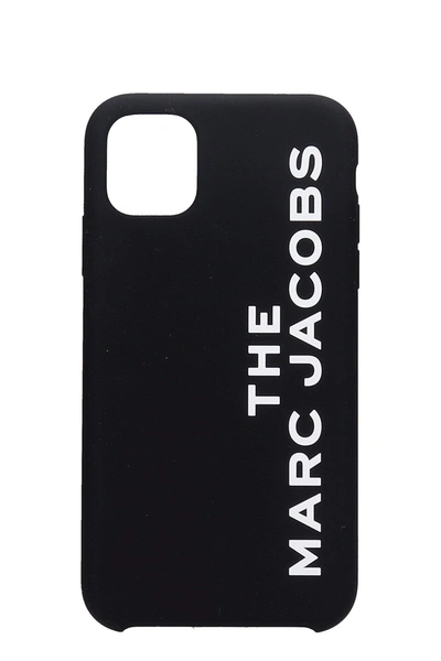 Shop Marc Jacobs Iphone 11 Case Iphone / Ipad Case In Black Silicone