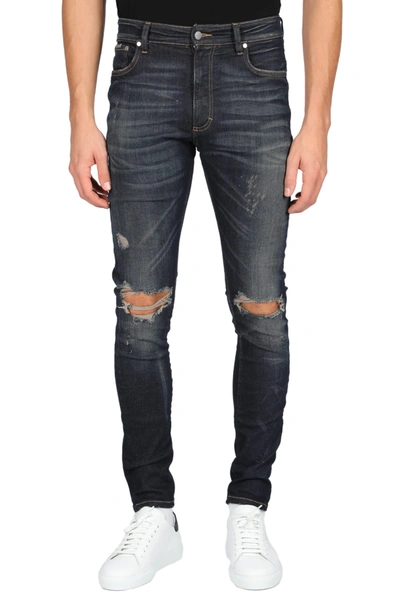 Shop Represent Destroyer Denim In Blu