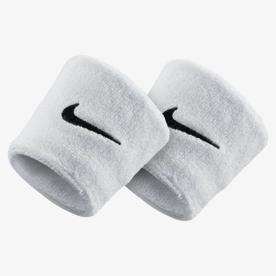 Shop Nike Unisex Swoosh Wristbands In White