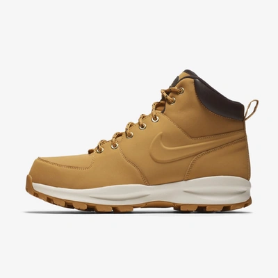 Shop Nike Men's Manoa Leather Boots In Brown