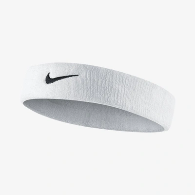 Nike Kids' Swoosh Headband In White | ModeSens