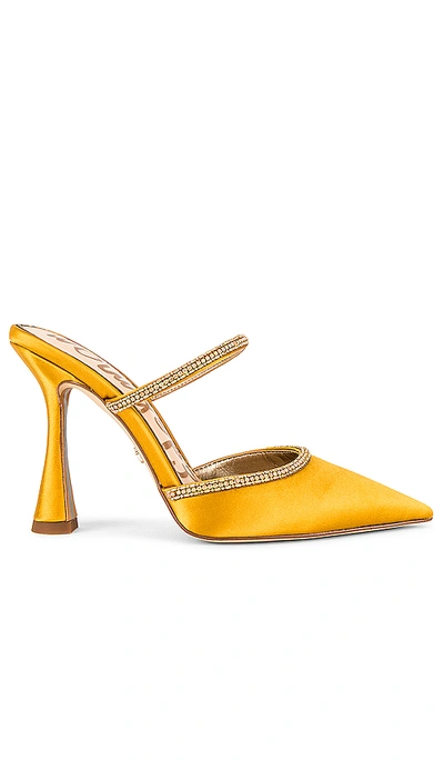Shop Sam Edelman Aspen Heel In Golden Yellow