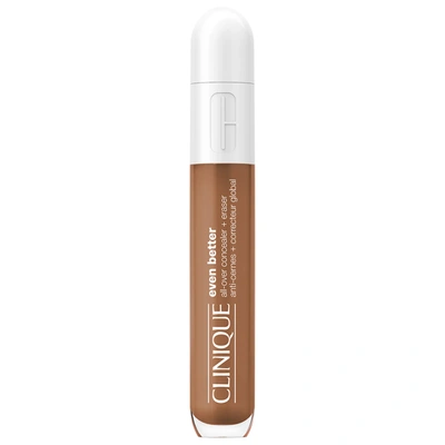 Shop Clinique Even Better All-over Concealer + Eraser Wn 124 Sienna 0.2 oz/ 6 ml