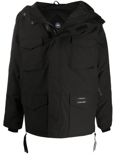 Shop Y/project X Canada Goose Constable Parka Coat In Black