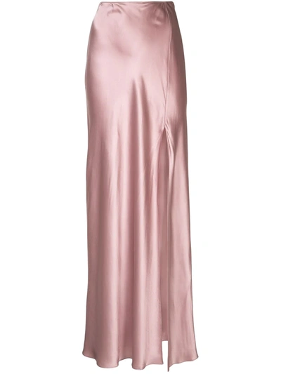 Shop Sablyn Isabella Slip Skirt In Pink