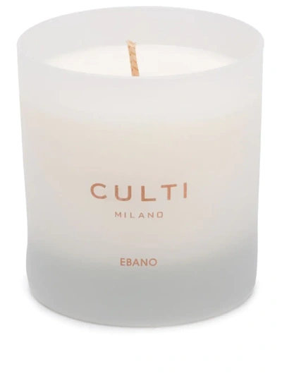 Shop Culti Milano Ebano Candle (270g) In White