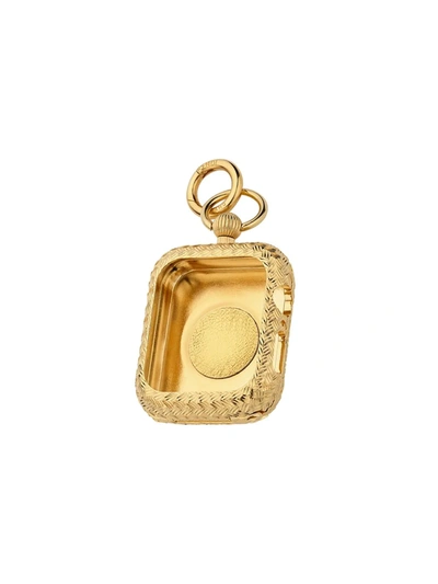 Shop Fendi Smartwatch Case In Gold