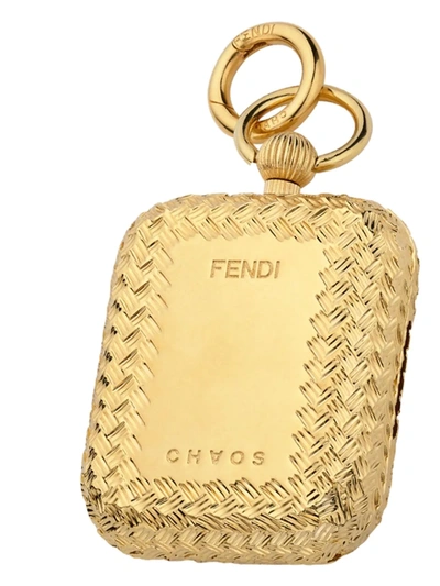 Shop Fendi Smartwatch Case In Gold