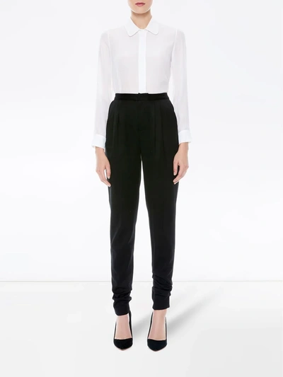 Shop Alice And Olivia Samuel Slim-fit Trousers In Black
