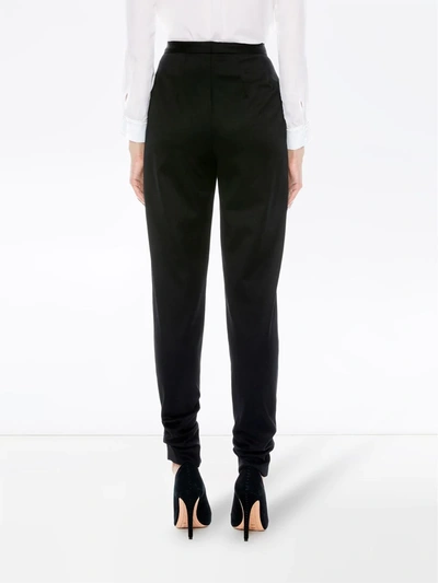 Shop Alice And Olivia Samuel Slim-fit Trousers In Black