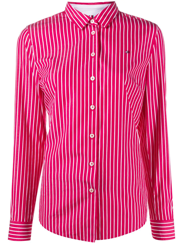 tommy hilfiger vertical striped shirt