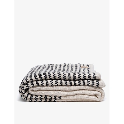 Shop Morrow Soft Goods Salem Striped Cotton-blend Throw 185cm X 130cm