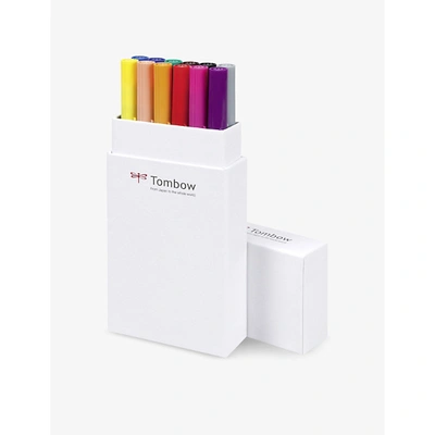 Shop Tombow Primary Colours Dual Brush Pens Set Of 12