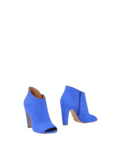 Maison Margiela Ankle Boot In Blue