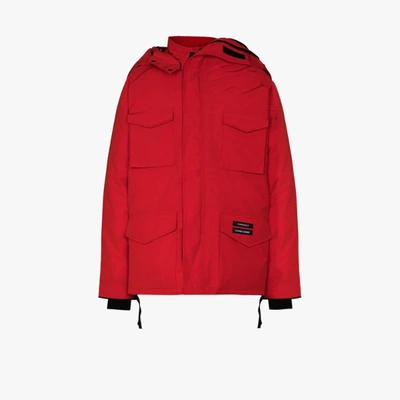 Shop Y/project X Canada Goose Constable Parka Coat In Red