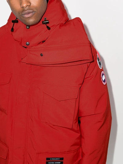 Shop Y/project X Canada Goose Constable Parka Coat In Red