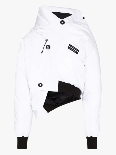 Ssense Exclusive White Canada Goose Edition Nanaimo Jacket
