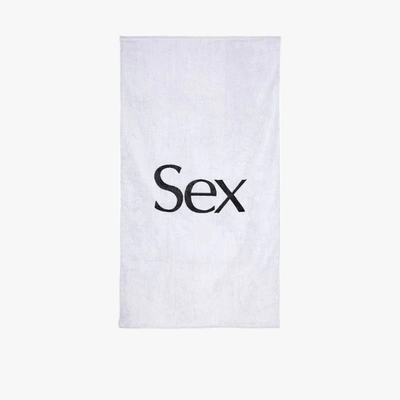 Shop More Joy White Sex Cotton Towel