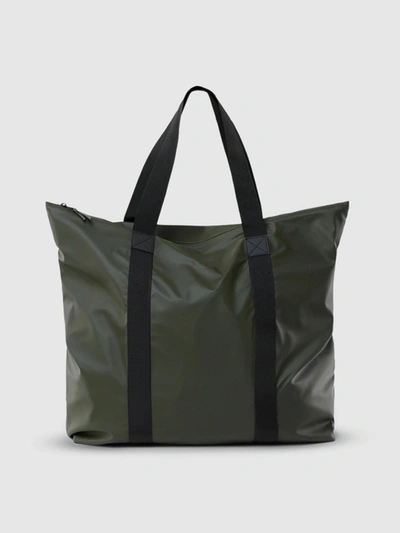Shop Rains Tote Bag In Green