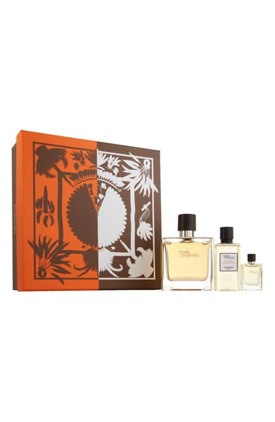 Pre-owned Hermes Pure Perfume Gift Set In White