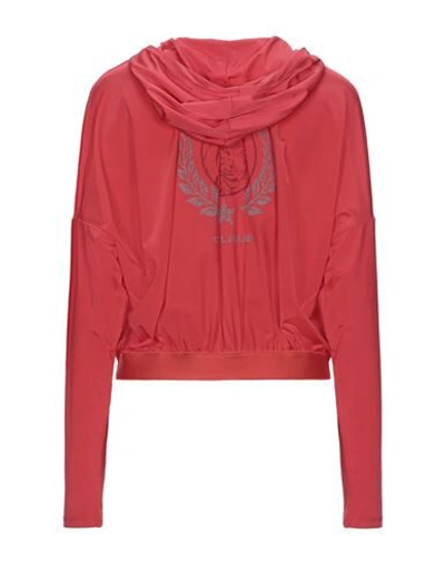 Shop C-clique Woman Sweatshirt Coral Size S Polyamide, Elastane, Viscose, Cotton In Red