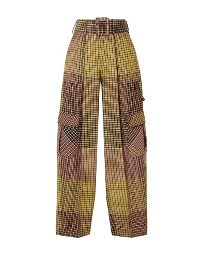 Shop Rosie Assoulin Pants In Yellow