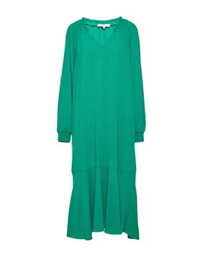 Shop Tibi 3/4 Length Dresses In Green