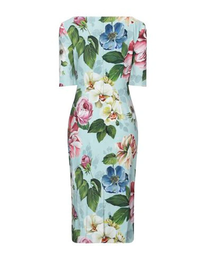 Dolce & Gabbana Midi Dresses In Light Green