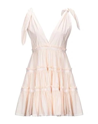 Shop Alessia Santi Short Dresses In Light Pink