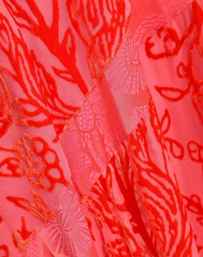 Shop Peter Pilotto Long Skirts In Coral