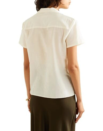 Shop Matin Woman Shirt Ivory Size 8 Cotton, Silk In White