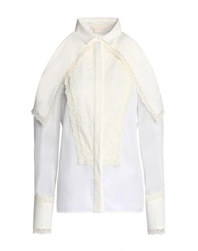 Shop Antonio Berardi Lace Shirts & Blouses In Ivory