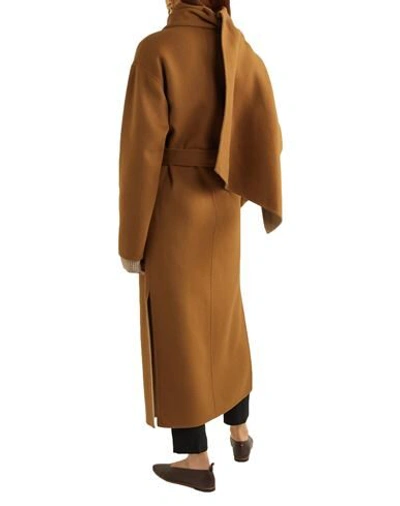 Shop Deveaux Coats In Camel