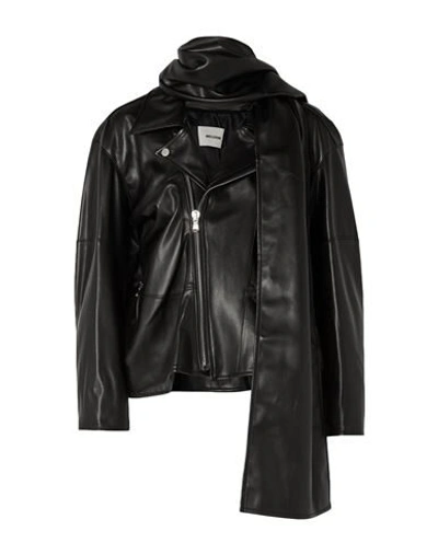 Shop Welldone Woman Jacket Black Size 2 Polyurethane, Polyester