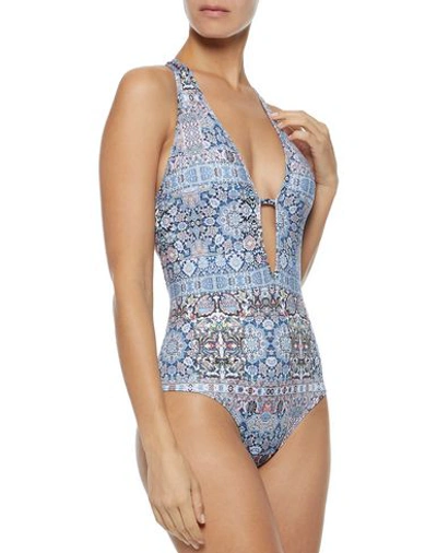 Shop Jets By Jessika Allen One-piece Swimsuits In Blue