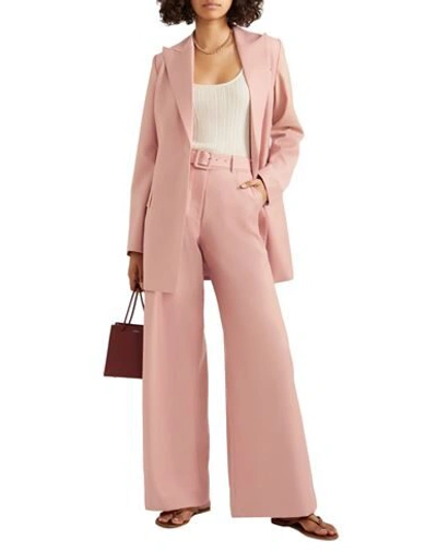 Shop Anna Quan Woman Suit Jacket Pink Size 0 Polyester, Rayon