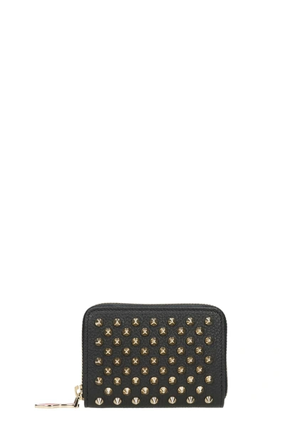 Shop Christian Louboutin Panettone Zipped Coin Purse In Black